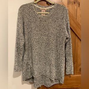 PHILOSOPHY | SWEATER SIZE L WHITE/BLACK